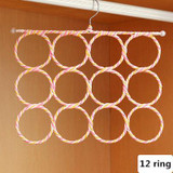 Simply life Creative O shape ring hook Scarves shawls tie towels hanger wardrobe organizer clothes rack