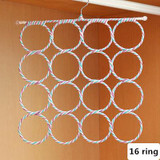 Simply life Creative O shape ring hook Scarves shawls tie towels hanger wardrobe organizer clothes rack