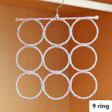 Simply life Creative O shape ring hook Scarves shawls tie towels hanger wardrobe organizer clothes rack