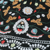 Simplee Vintage high waist skirts womens bottom Short boho style chic pencil skirt female Embroidery autumn sexy mini skirt