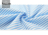 Kaywide 2017 Ruffles Off Shoulder Women Blouse Shirts Blue Pink Striped Irregular Sexy Tops Clothing Ladies Casual Summer Blusas