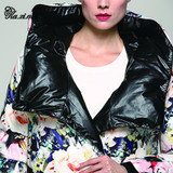 Kaximei White Duck Down Full Down Jacket Women 2017 New Arrival Printed Hooded Wear Outwear Coat 80886