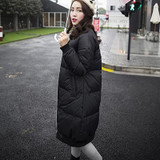 Kaximei White Duck Down Full Down Jacket Women 2017 New Arrival Loose Bread Costume Baseball Wear Outwear Coats 5053