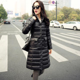Kaximei 90% White Duck Down Full High Collar Down Jacket Women 2017 New Arrival Button Windproof Collar collar Coats Size 5015