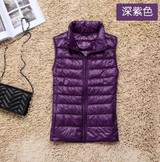 Kaximei 100% White Duck Down Vest Women 2017 New Arrival Slim Sexy Short Jackets Outwear Coats Plus Size 3XL Vest001