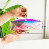 Kawaii Women Colorful Laser Transparent Cosmetic Bags Case Cosmetic Bag Makeup Pouch