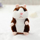 Kawaii Talking Hamster Plush Toys Sound Record Plush Hamster Stuffed Toys for Children Kids Birthday Gift 16cm