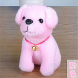 Kawaii Small Dog Soft Plush Toys Bell Dog Mini Dolls Pendant With Sucker For Children Girlfriend Gifts Kids Toy Birthday Gift