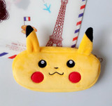 Kawaii NEW 20CM Approx. Pikachu Plush Toy Coin BAG , Plush Toy Coin BAG Purse Pencil bag Keychain Plush Toy
