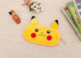 Kawaii NEW 20CM Approx. Pikachu Plush Toy Coin BAG , Plush Toy Coin BAG Purse Pencil bag Keychain Plush Toy