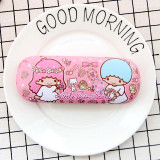 Kawaii Little Twin Star Hello Kitty My Melody PU Cosmetic Bag Glasses Cases Mini Storage Bag For Kids Christmas gifts Brinquedos