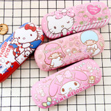 Kawaii Little Twin Star Hello Kitty My Melody PU Cosmetic Bag Glasses Cases Mini Storage Bag For Kids Christmas gifts Brinquedos