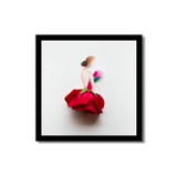 Kawaii Cute The beautiful petals fairy Poster Print  Modern Nordic Nursery Wall Art Picture  Room Decor Canvas Painting No Frame