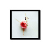Kawaii Cute The beautiful petals fairy Poster Print  Modern Nordic Nursery Wall Art Picture  Room Decor Canvas Painting No Frame