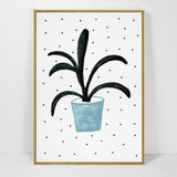 Kawaii Cute  Plant Flowers Poster Print  Modern Nordic Cartoon Nursery Wall Art Picture Room Decor Canvas Painting No Frame