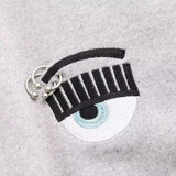 Kawaii Clothes Eyebrow Ring hoodie Embroidery Sweatshirt Women polerones Winter 2018 harajuku Loose Female Cute Hoodies C12