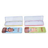 Kawaii Cartoon Animal Tin Pencilcase Box Desktop Storage Box Tin Pencil Case home Cute Stationery Gift Office Supplies 2017