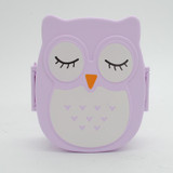 Kawaii Candy Color Owl Box Microwave Oven Bento Container Case Dinnerware Children Gift