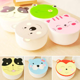 Kawaii Candy Color Cartoon Patterns Tableware package Microwave Oven Bento Container Case Dinnerware Children Birthday Gift