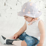 Kawaii Baby Sun Hat Kids Children Girls Summer Outdoor Cotton Cap Printed