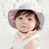 Kawaii Baby Sun Hat Kids Children Girls Summer Outdoor Cotton Cap Printed