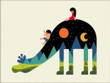 Kawaii Animal Giraffe Poster Printing Modern Nordic Cartoon Nursery Wall Art Decoration Painting Children Baby Room No Framework