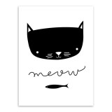 Kawaii Animal Panda Poster Print Nordic Cartoon Penguin Nursery Wall Art Picture Kids Baby Room Decor Canvas Painting No Frame