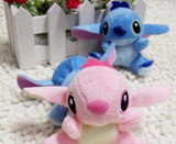 Kawaii 7CM Lilo Stitch Plush Stuffed Keychain Toy , Gift Toy Rope String Chain Pendant Toy , Bouquet Plush Decor Toys