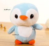 Kawaii 4Colors - Sweet 12CM Approx. Penguin Plush stuffed toy , key chain Penguin Gift wedding party plush Toy