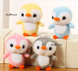 Kawaii 4Colors - Sweet 12CM Approx. Penguin Plush stuffed toy , key chain Penguin Gift wedding party plush Toy