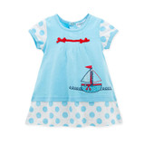 Kavkas Baby Girl Dress Vestido Infantile Summer Blue Color Christening 1 Year Birthday Dress Vestido Infantil Menina