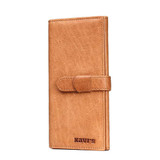 KAVIS Brand Fashion Genuine Leather Women Wallet Female Long Coin Purse Walet Portomonee Lady For Girl Money Bag Rfid Card