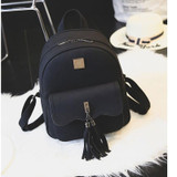 Kavard Women Backpacks 2017 Designer School Bag Backpack For Teenagers Girls Fashion Tassel Soft PU Leather High Quality bagpack