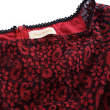 Kate Kasin Red Lace Cocktail Dress 2017 Sexy Off the Shoulder Bodycon Mermaid Cocktail Dresses Three Quarter Formal Party Gowns