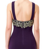 Kate Kasin Purple Evening Dresses Long Elegant Women Bandage Backless Formal Dress Mermaid Evening Gowns Prom Party Dresses 2017