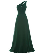 Kate Kasin Long Prom Dresses Abendkleider 2017 Gala Jurken Evening Dress One Shoulder Blue Pink Green Burgundy Prom Dresses