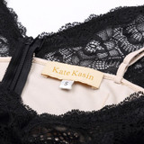 Kate Kasin Black Short Cocktail Dresses Women Lace Party Dress Knee Length Mermaid Style Robe de Cocktail 2018 Prom Dress 1079