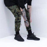 Kanye West New Fashion Harem Pants Men Army Green MIlitary Camouflage Sweatpants Hip hop Streetwear Trousers Camo Jogger Pants