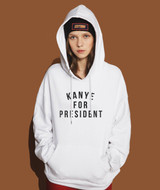 KANYE FOR PRESIDENT Letter Print Hoodies Women 2017 Spring Fleece Winter Sweatshirt For Women Hoody Casual Streetwear Pullover
