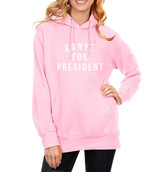 KANYE FOR PRESIDENT Letter Print Hoodies Women 2017 Spring Fleece Winter Sweatshirt For Women Hoody Casual Streetwear Pullover