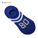 KANCOOLD socks women's fashion 1Pairs Women&amp;Men standard Comfortable Smile Cotton Sock Slippers Short Ankle Socks JAN25
