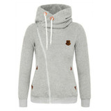 2018 Casual Sudaderas Mujer Women Hoody Autumn Winter Women Zipper Hoodies Thick Thicken hoody Women Sweatshirt Hoodies 60503