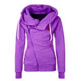 2018 Casual Sudaderas Mujer Women Hoody Autumn Winter Women Zipper Hoodies Thick Thicken hoody Women Sweatshirt Hoodies 60503