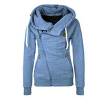 2018 Casual Sudaderas Mujer Women Hoody Autumn Winter Women Zipper Hoodies Thick Thicken hoody Women Sweatshirt Hoodies 60503