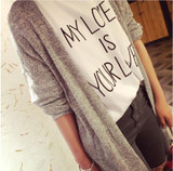 2018 Cardigan Women Casual Sweet Gray Black Crochet Knitted Blouse Long-sleeve Tops Women Long Sweaters Cardigans 61765