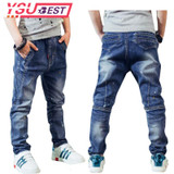 2018 Brand Jeans Boys Jeans Kids Trousers Fashion Children Boys Jeans Kids Fashion Denim Pants Baby Casual Pants Infant 2-14Yrs
