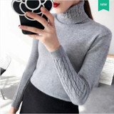 2018 Brand Cashmere Sweater Female turtleneck Knitted sweaters And Pullovers Long Sleeve winter Pull Femme Winter For Women