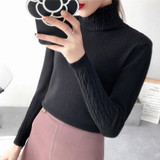 2018 Brand Cashmere Sweater Female turtleneck Knitted sweaters And Pullovers Long Sleeve winter Pull Femme Winter For Women