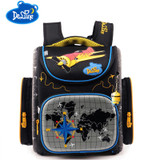 2018 Boys school bags dark blue cars aircraft children's orthopedic backpack high quality mochila infantil bolsas primary 1-5