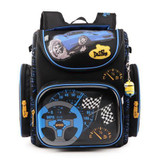2018 Boys school bags dark blue cars aircraft children's orthopedic backpack high quality mochila infantil bolsas primary 1-5
